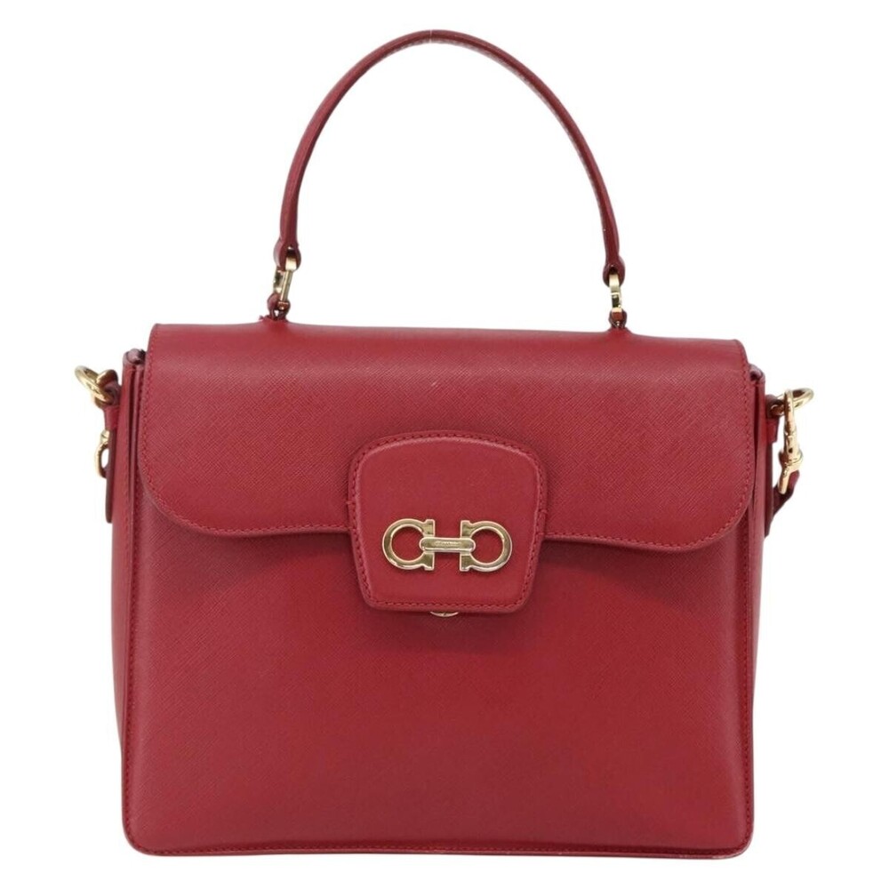 Salvatore Ferragamo Gancini Leather